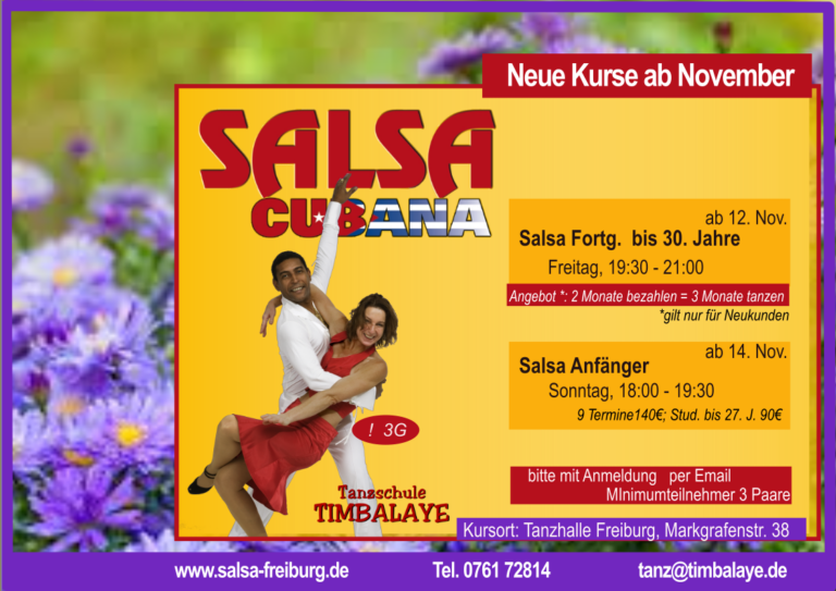 Read more about the article Neue Salsa-Kurse bei Timbalaye